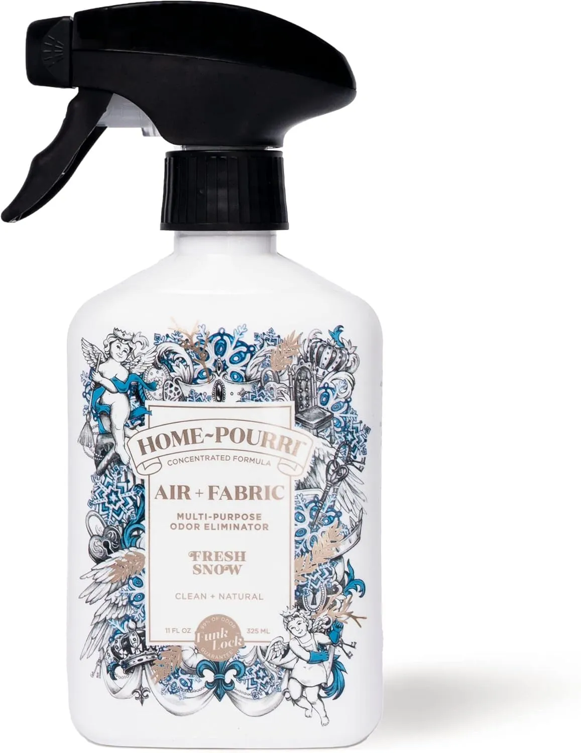 Poo Pourri Air   Fabric Multi-Purpose Odor Eliminating Room Spray, Fresh Snow, 11 Fl Oz (AZ10101)
