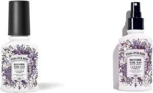Poo-Pourri Before-You-Go Toilet Spray 2-Piece Set, Includes 2-Ounce and 4-Ounce Bottle, Lavender Vanilla Scent