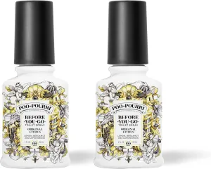 Poo-Pourri Before-You-Go Toilet Spray, Original Citrus, 2 Fl Oz - Lemon, Bergamot and Lemongrass (Pack of 2)