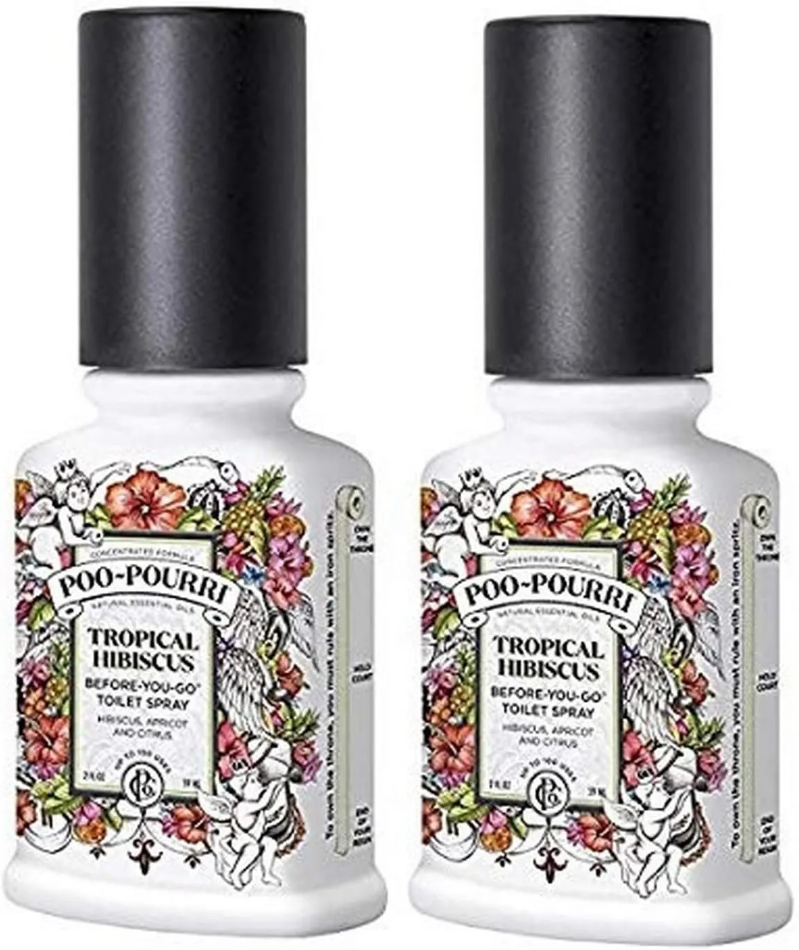Poo Pourri Tropical Hibiscus Before You Go Spray, 2 Ounce (2 Count)