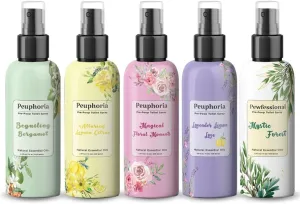 Poop spray for toilet Peuphoria pre poo toilet spray odor eliminator Bathroom Air Freshener 5 bottles 2.5 oz Travel Size