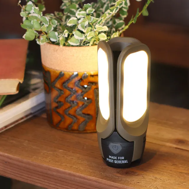 Post General Tri-Panel Solar Charged LED Light - Sand Beige