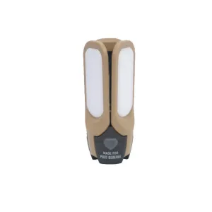 Post General Tri-Panel Solar Charged LED Light - Sand Beige