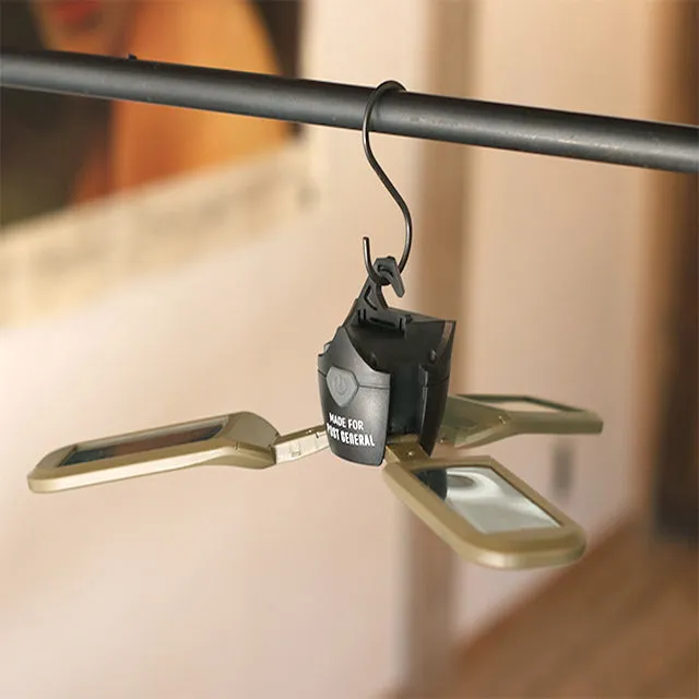 Post General Tri-Panel Solar Charged LED Light - Sand Beige