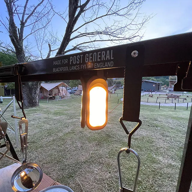 Post General Tri-Panel Solar Charged LED Light - Sand Beige