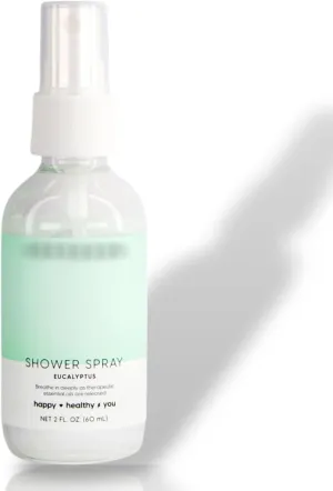 PS Eucalyptus Shower Spray, Therapeutic Essential Oils, 2 FL OZ (60ml)