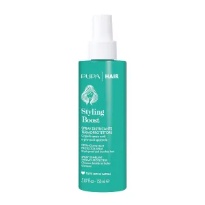 Pupa Milano Styling Boost Detangling Heat Protector Spray - Hydrate and Protect Hair with Jojoba Oil and Shea Butter - Strengthens Hair - 5.07 oz