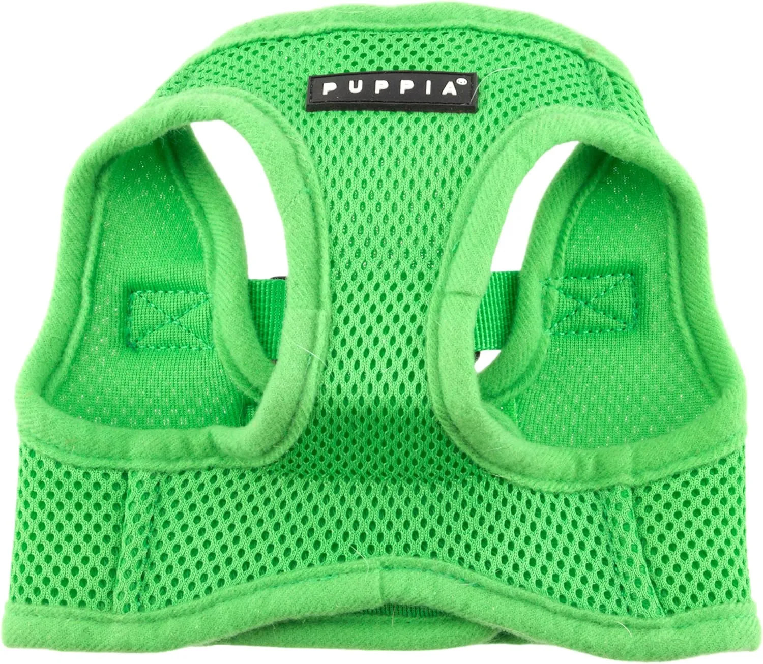 PUPPIA International Harness Soft B Vest, Medium, Green