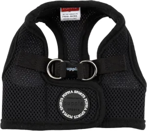 Puppia Soft Vest Dog Harness - Black - Medium