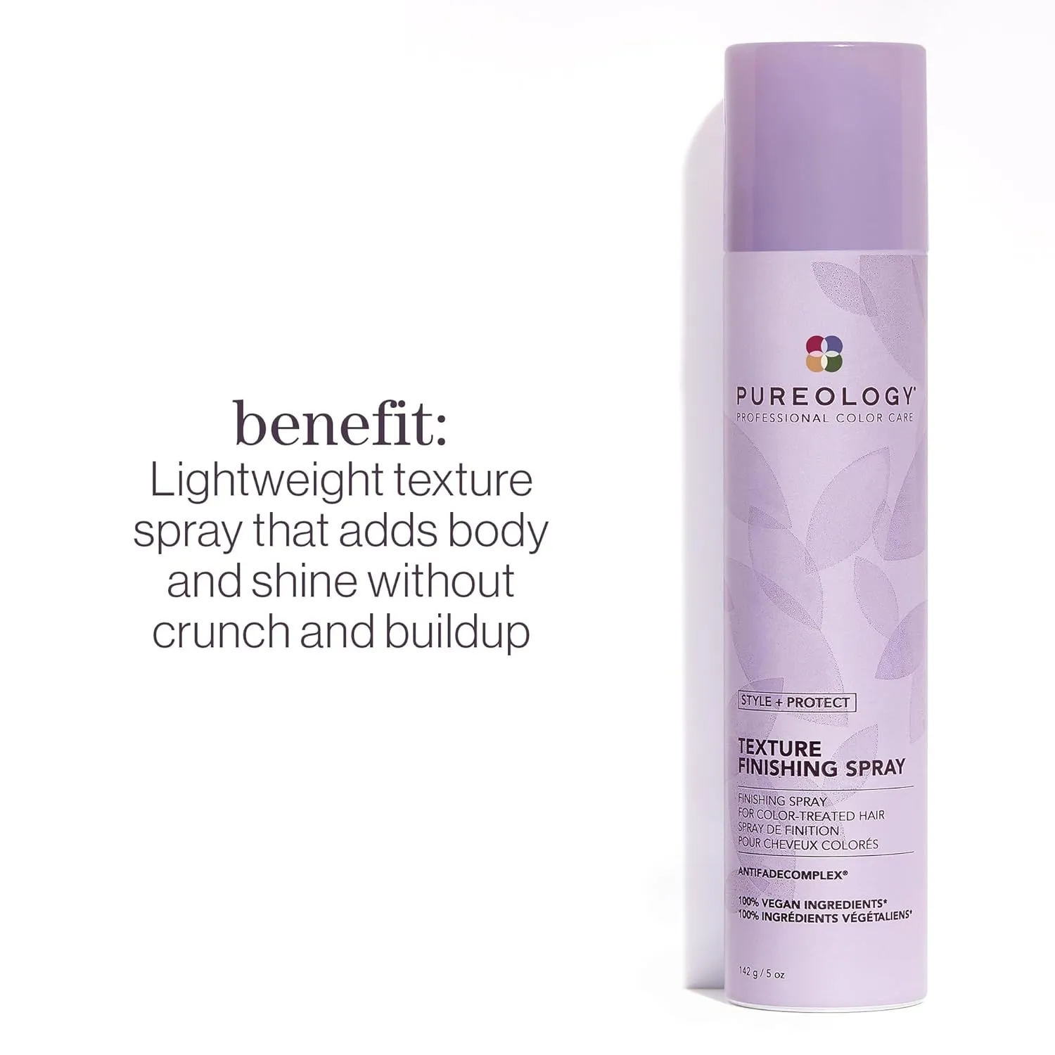 Pureology Style   Protect Texture Finishing Spray For Color-Treated Hair - Lightweight Texturizing Spray, Sulfate-Free & Vegan