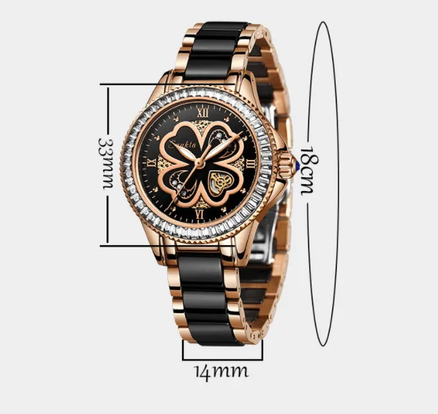 Quartz Watch Waterproof Women