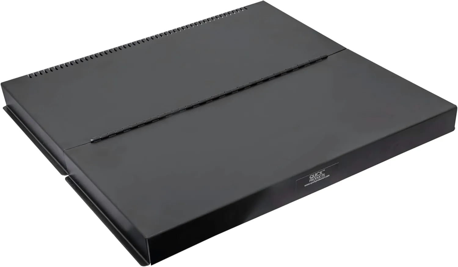 Quick Products QP-CRHSRPCB Camper & RV Hinged Stovetop & Range Cover - Protects for Storage & Transport, Fits Most 3 & 4 Burner RV Stoves, Black