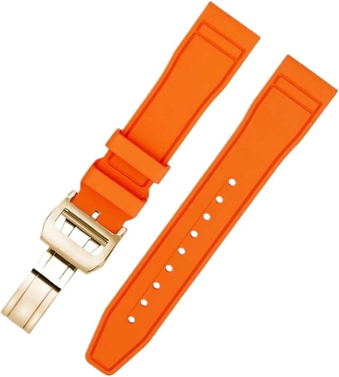 Quick Release Fluororubber Watch Strap 20mm 21mm 22mm Diving Waterproof FPM/Watchbands Compatible With I-W-C Band