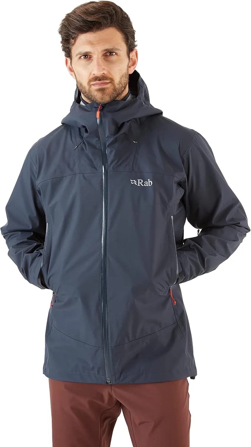 Rab Men's Arc Eco Waterproof Breathable Jacket for Hiking and Skiing