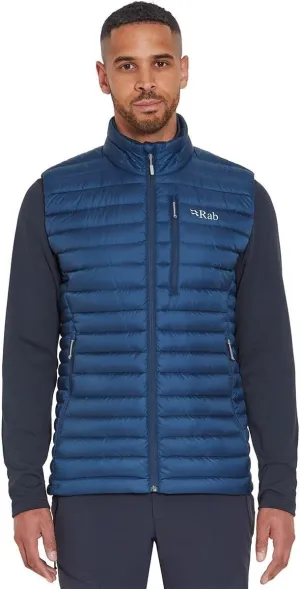 Rab Men's Microlight Down Lightweight Vest for Hiking & Skiing