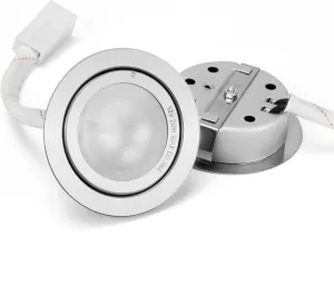 Range Hood Light Housing SB02300798 Fits For Broan Nutone PM500 PM500SS EE55000 Halogen Lamp Assembly,LED Hood Light Bulb 12V MAX 20W,Sturdy Stainless Steel Frosted Glass Cover Lighting Bulb,2PCS