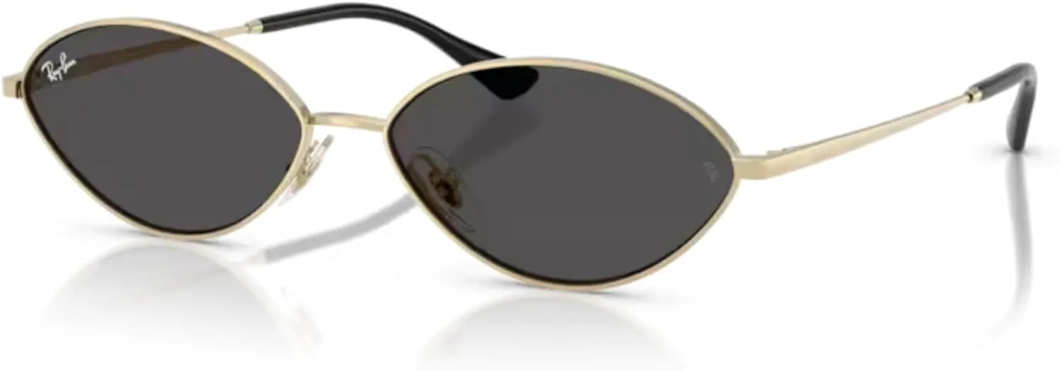 Ray-Ban RB3757 Kai Oval Sunglasses For Men For Women   BUNDLE With Designer iWear Complimentary Eyewear Kit