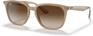 Ray-Ban RB4362 Square Sunglasses For Men For Women   BUNDLE With Designer iWear Complimentary Eyewear Kit