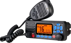 Retevis RA27 Fixed Mount Marine Radio with GPS and DSC, IP67 Waterproof, Long Range, Emergency NOAA Weather, All International/US/CA Marine Channels, Triple Watch, Ship to Shore Radio for Boats, Black