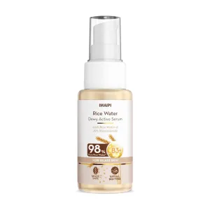 Rice Water Dewy Active Serum with 10% Niacinamide, Rice Water & Hyaluronic Acid - 50 ml For Glass Skin | Gives Dewy Finish|Suits All Skin Types