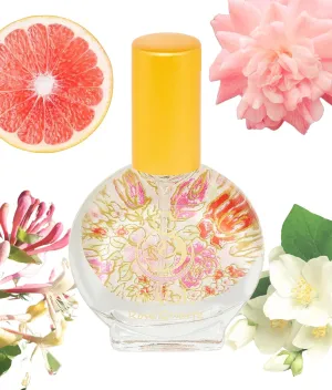 Rose Quartz Organic Mini Perfume Spray by Sage- 1/2 oz, Vegan & Cruelty-Free, Floral Scent, Rose Damask, Honeysuckle, Jasmine - Made in USA