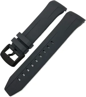 Rubber Silicone Watchband 22mm 21mm for Tissot T120417 Sea Star 1000 Series Orange Black Waterproof Diving Watch Strap