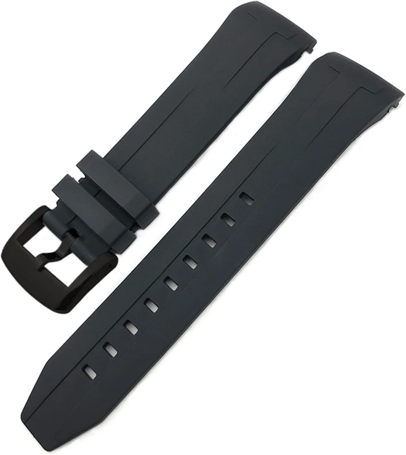 Rubber Silicone Watchband 22mm 21mm for Tissot T120417 Sea Star 1000 Series Orange Black Waterproof Diving Watch Strap