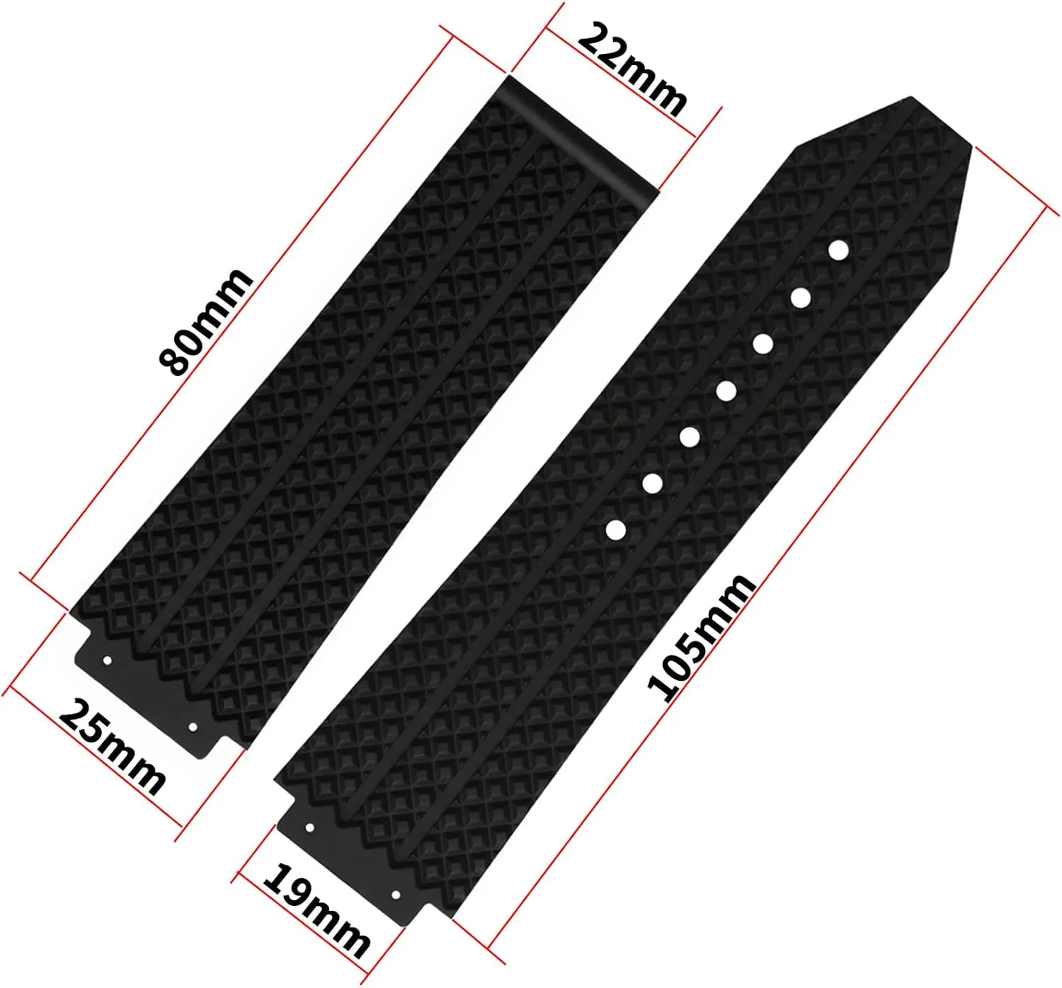 Rubber Watch Band replacement for Hublot Silicone Strap Wirstband accessories for Men and Women