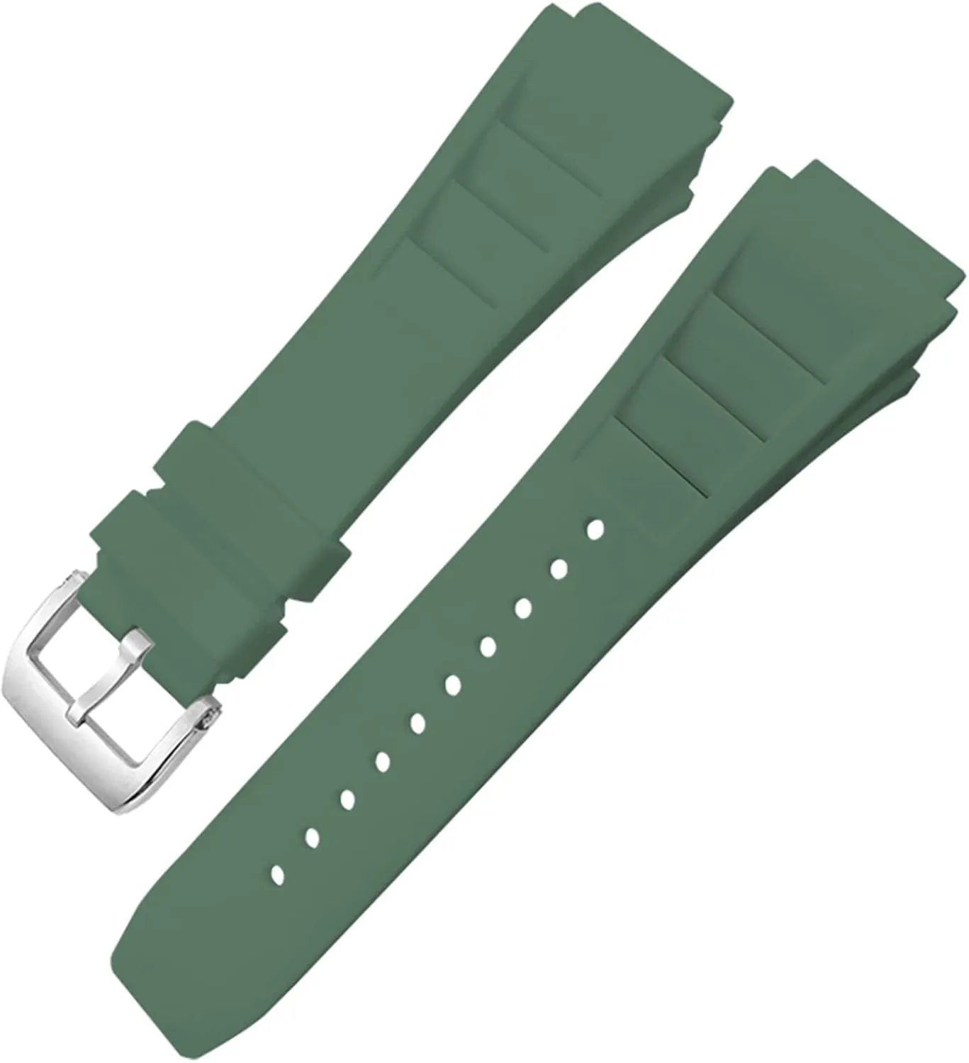 Rubber Watchband 20mm 25mm for Richard Spring Bar Silicone Mille Sport Watch Strap Soft Waterproof Wristband