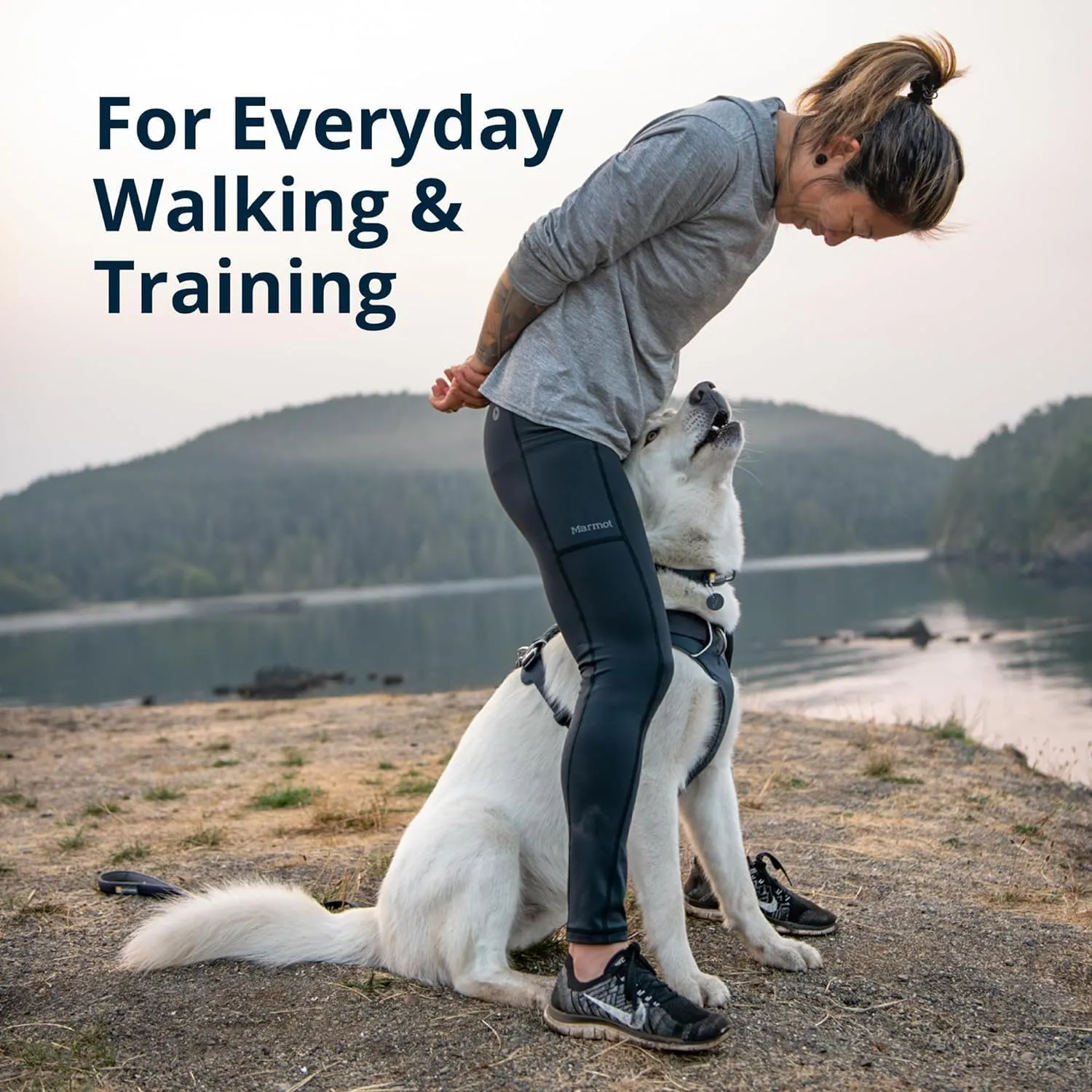 Ruffwear, Front Range Dog Harness, Reflective Soft Padded Everyday Harness with Dual Leash Clips, Adjustable and Lightweight Fit for Training or Walking for All Dogs, Red Canyon, Large/X-Large