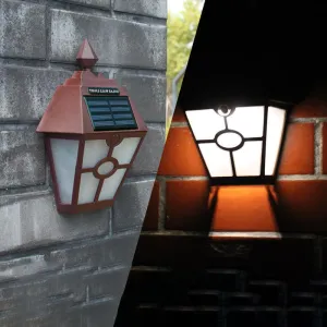 Rynx | Outdoor Plastic Solar LED Garden Fence Hexagonal Wall Lantern