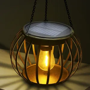 Rynx | Solar Pumpkin Lantern Design LED Outdoor Hanging Decorative Lamp