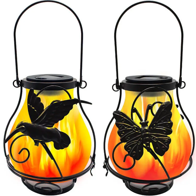 Rynx | Solar Retro Lantern LED Decorative Outdoor Lighting Waterproof Garden Hanging Light