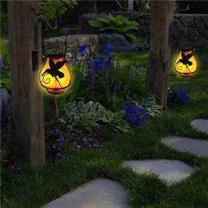 Rynx | Solar Retro Lantern LED Decorative Outdoor Lighting Waterproof Garden Hanging Light