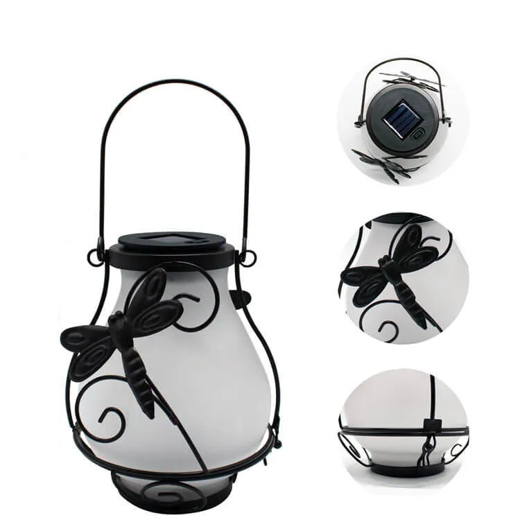 Rynx | Solar Retro Lantern LED Decorative Outdoor Lighting Waterproof Garden Hanging Light