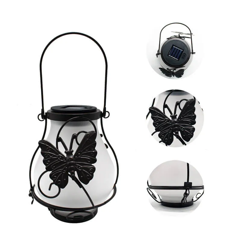 Rynx | Solar Retro Lantern LED Decorative Outdoor Lighting Waterproof Garden Hanging Light
