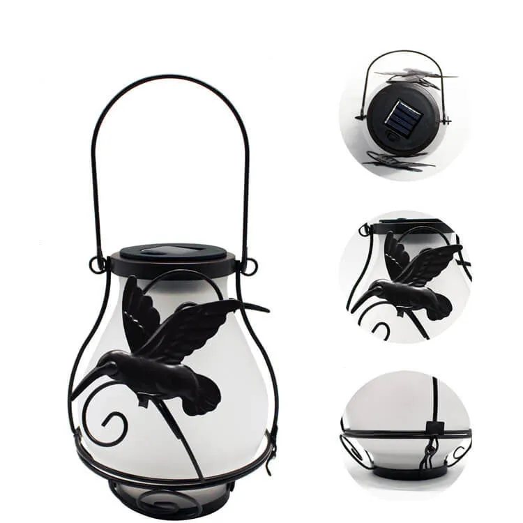 Rynx | Solar Retro Lantern LED Decorative Outdoor Lighting Waterproof Garden Hanging Light