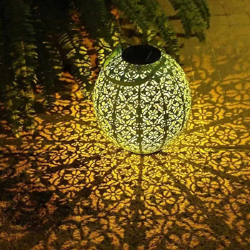 Rynx | Tiffany Solar Creative High Lantern Waterproof LED Outdoor Lawn Landscape Light