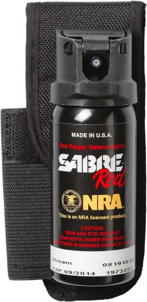Sabre 1.80-Ounce Professional Model Pepper Spray with Holster (Supports The National Rifle Association)