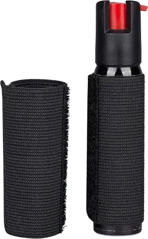SABRE Cyclist Pepper Spray with Adjustable Bike Strap, 45 Burst, 10 Foot (3 meter) Range, Tear Away Hook and Loop Design For Quick Access
