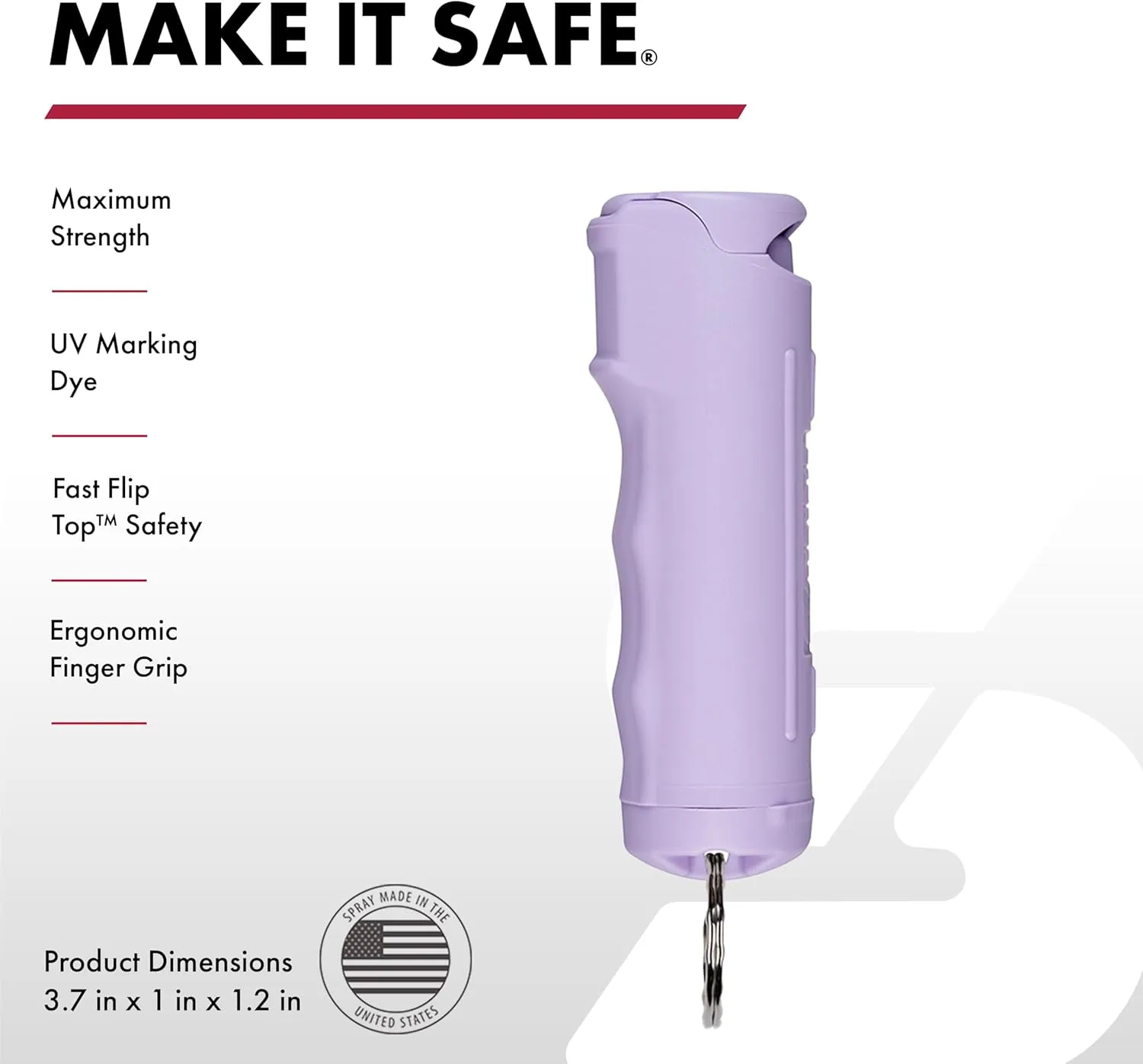 SABRE Pepper Spray & 2-in-1 Stun Gun with Flashlight, Self Defense Kit, Fast Flip Top Safety, Finger Grip for Better & Faster Aim, Painful 1.60 µC Charge, 120 Lumen LED Light, Rechargeable, 0.54 fl oz