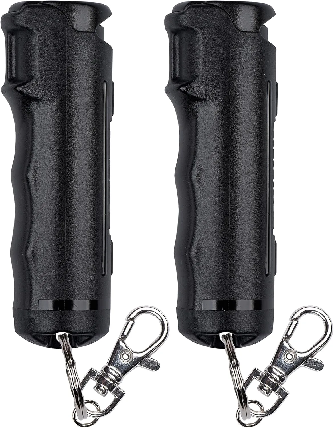 SABRE Pepper Spray with Fast Flip Top, Maximum Police Strength OC Spray, Key Ring for Easy Carry and Fast Access, Finger Grip for More Accurate and Faster Aim, 0.54 fl oz, Secure and Easy to Use
