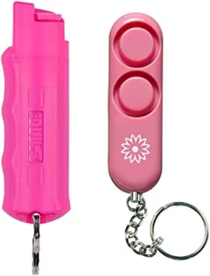 SABRE Personal Safety Kit With Pepper Spray and Personal Alarm, 25 Bursts, Intuitive Finger Grip, 120dB Alarm, Audible Up To 1,280-Feet (390-Meters)