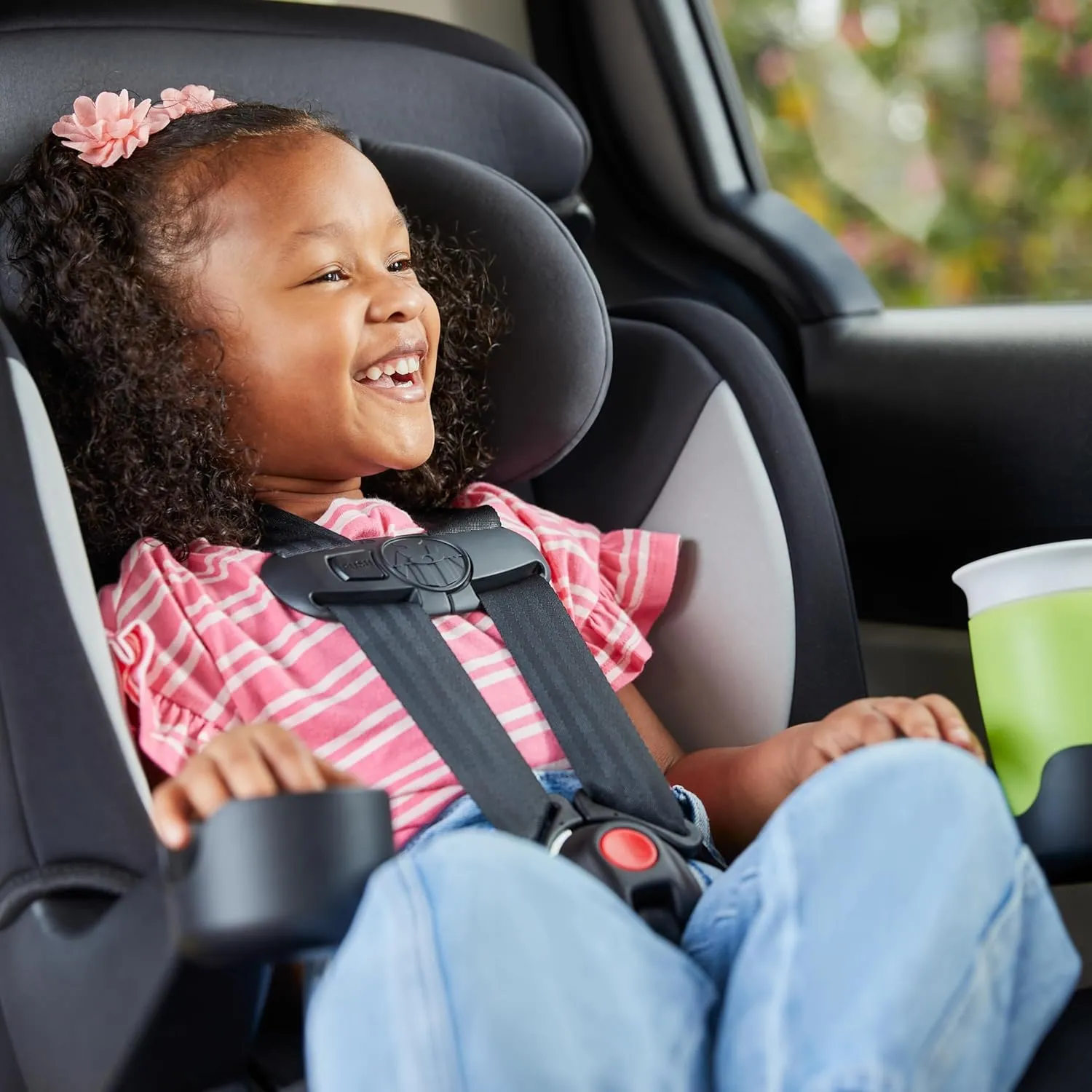 Safety 1st Grand 2-in-1 Booster Car Seat, Converts from High Back to Belt-Positioning Booster, High Back Seat for Kids 40-65, and Belt-Positioning 40-100 Pounds, Old Soul