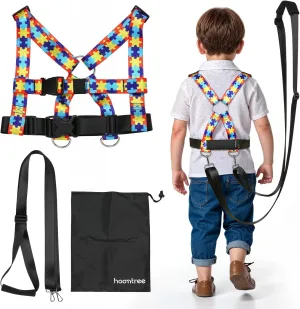 Safety Harness Leash for Special Needs Child Aged 3-12 Years Fully Ajustable, Sturdy Walking Harness for Older Children with Grab Handle, Keeping Active ADHD/ASD Autism Kids Safe in Public