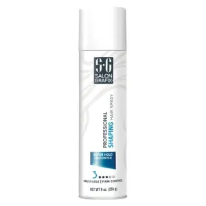 S'alon-Gra'fix Professional Super Hold Unscented Shaping Hair Spray, 9 oz (pack of 1)