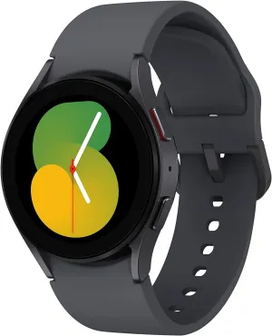 SAMSUNG Galaxy Watch 5 40mm Bluetooth Smartwatch w/Body, Health, Fitness and Sleep Tracker, Improved Battery, Sapphire Crystal Glass, Enhanced GPS Tracking, US Version, Gray