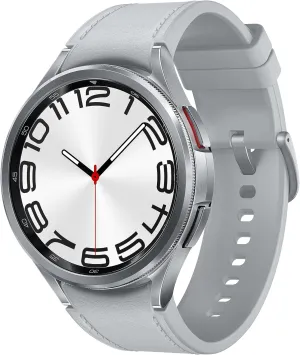 SAMSUNG Galaxy Watch 6 Classic 47mm LTE Smartwatch, Rotating Bezel, Fitness Tracker, Personalized HR Zones, Advanced Sleep Coaching, Heart Monitor, BIA Sensor for Health Insights, US, Silver (Renewed)