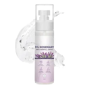 San.fe. 5% Rosemary Anti Hairfall Spray | Boosts hair growth, promotes natural shine, daily hair strengthening, pre-rinse detox treatment | Rosemary Spray For Reduce, for all hair types - 100ml