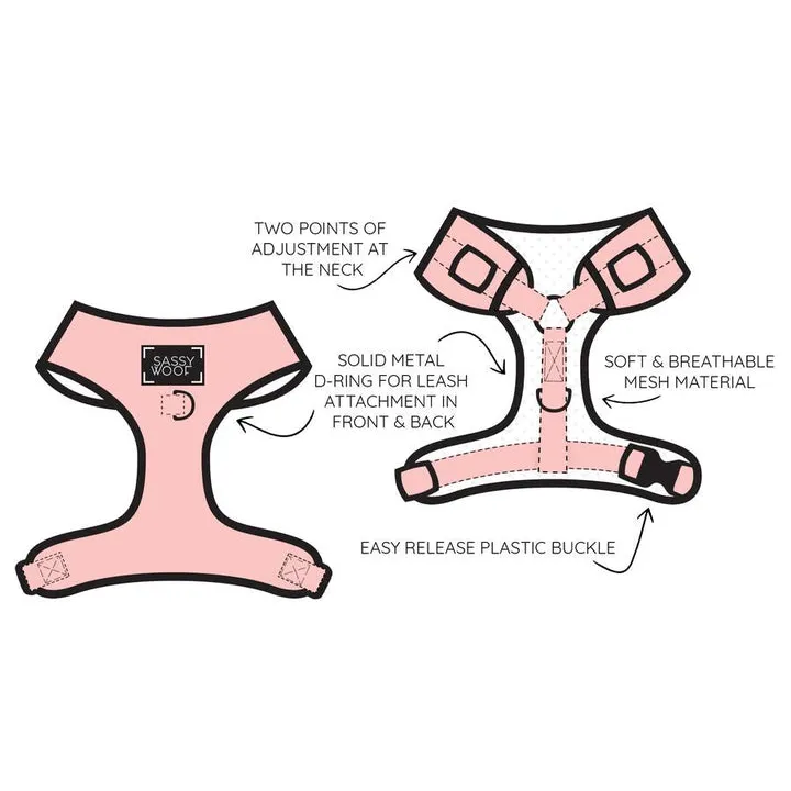 Sassy Woof Adjustable Harness - Corgilicious